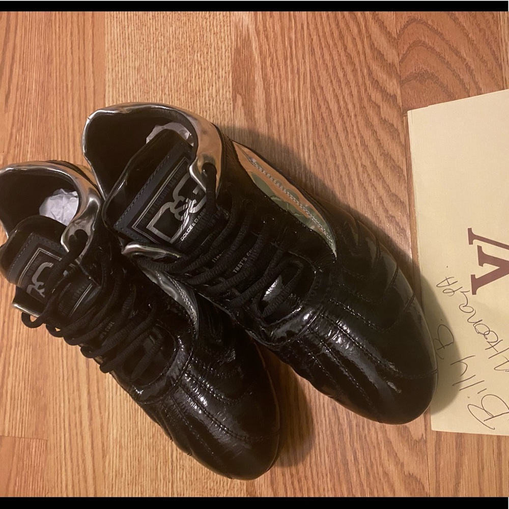 Silver and Black D&G Shoes